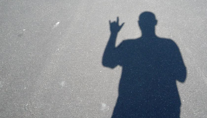 Love ASL Sign In A Shadow
